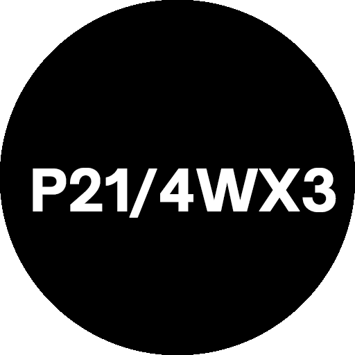 Lâmpada P21/4Wx3