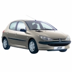 Ver as peças de carroçaria PEUGEOT 206 desde 09/1998 hasta 02/2009