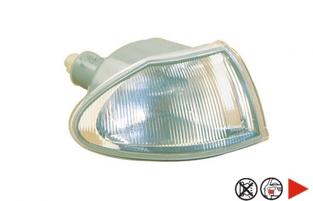 Acessar a peça Pisca frente direita (branca)