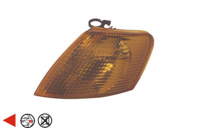 Acessar a peça Pisca frente esquerda Cor de laranja