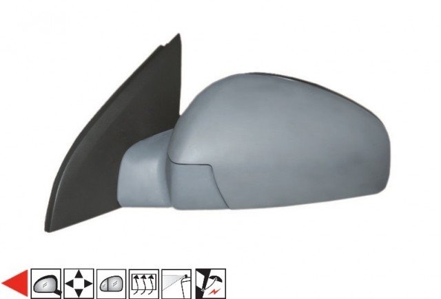 Acessar a peça Flip esquerdo aquecido elétrico preparado [grande angular]