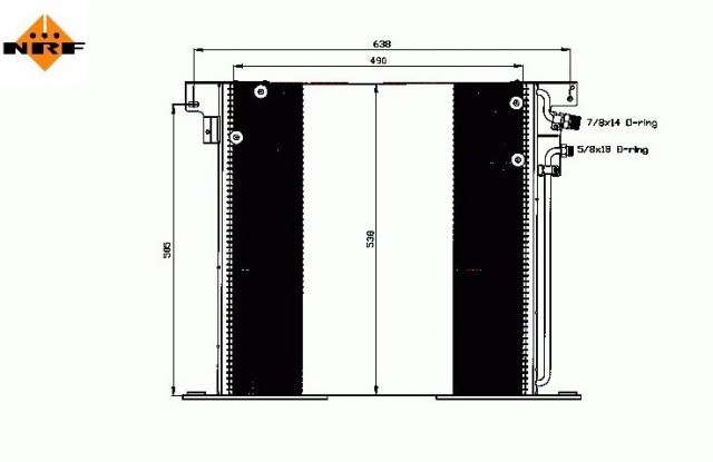 Acessar a peça Condensador de climatização.
