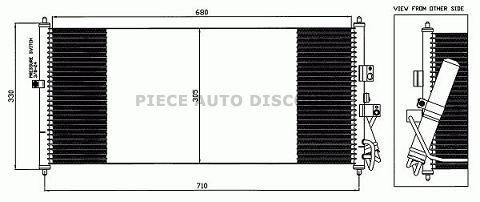 Acessar a peça Condensador de climatização