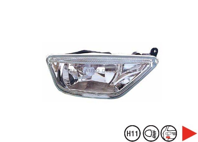 Acessar a peça Luz nevoeiro direito h11