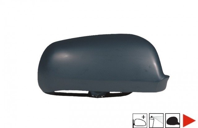 Acessar a peça Capa espelho retrovisor direito preparada [capa grande]