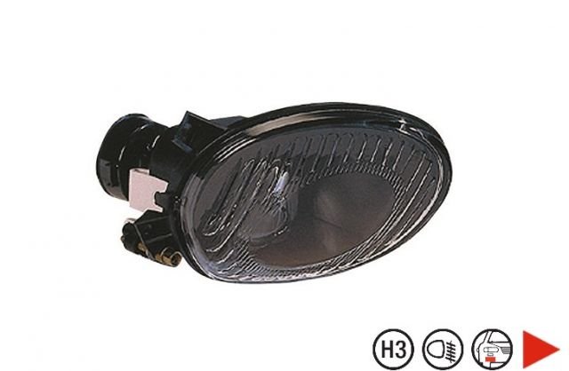 Acessar a peça Luz nevoeiro direito h3