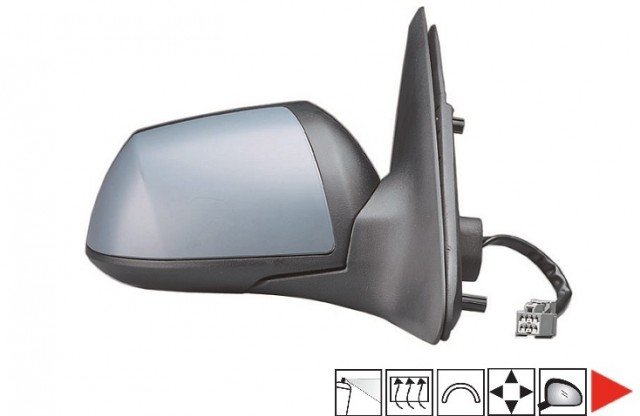 Acessar a peça Espelho direito eletrico, convexo, termico, preparado