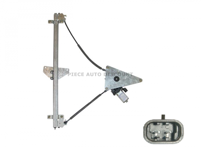 Acessar a peça Elevador vidro frente esquerdo eletrico com motor não confort 2/4 portas 2 pins