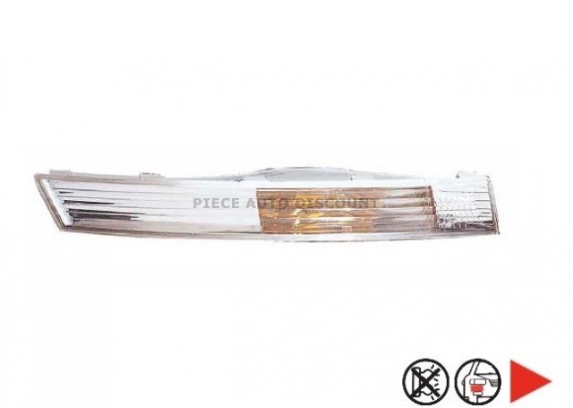 Acessar a peça Pisca para choques frente direito [Branco].