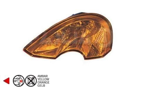 Acessar a peça Pisca frente esquerda âmbarp21w