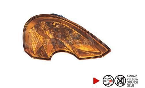 Acessar a peça Pisca frente direita cor de laranja