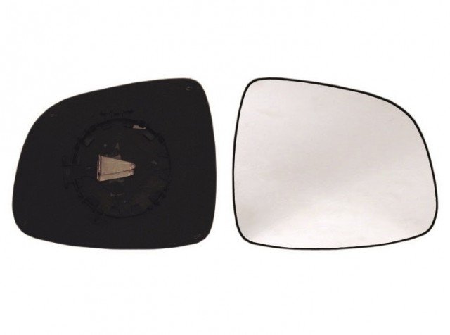 Acessar a peça Vidro com suporte direito convexo