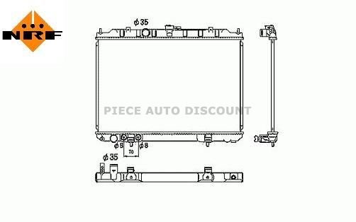 Acessar a peça Radiador a gasolina 2.0l - 2.0l 4x4 - 2.5l 4x4