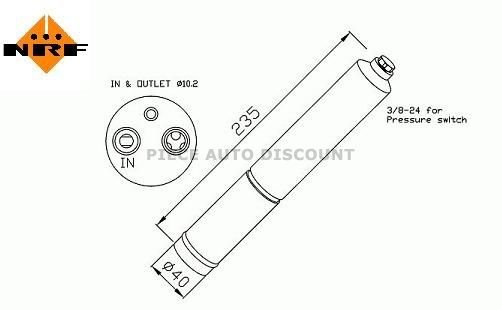 Acessar a peça Secador de ar condicionado
