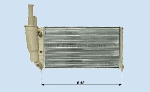 Acessar a peça Radiador 1.1l - 1.2l - 1.2l16v