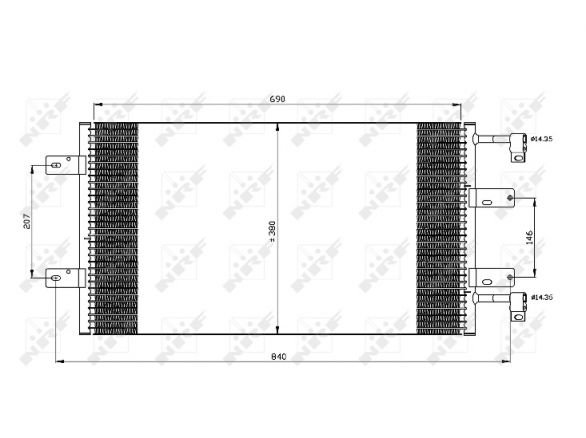 Acessar a peça Condensador climatização 2,5l dci