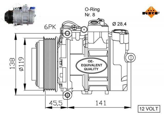 Acessar a peça Compressor de climatização