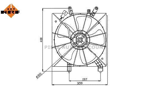 Acessar a peça Grupo motor-ventilador 310mm