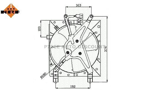 Acessar a peça Grupo motor-ventilador de 290 mm