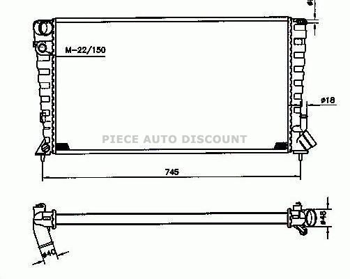 Acessar a peça Radiador 1.8l d - 1.9l d - 2.0l hdi