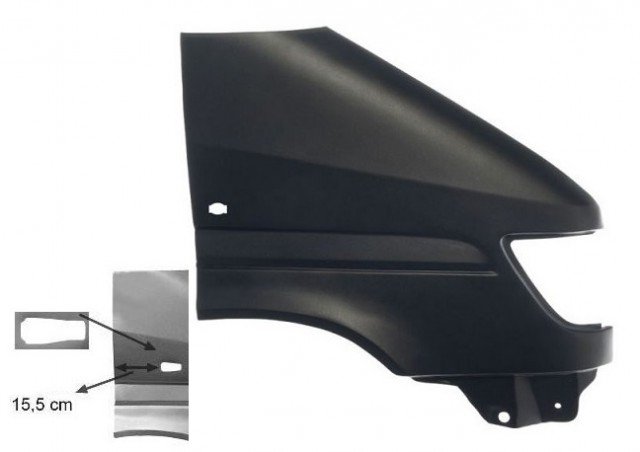 Acessar a peça Guarda lama frente direita 1997->