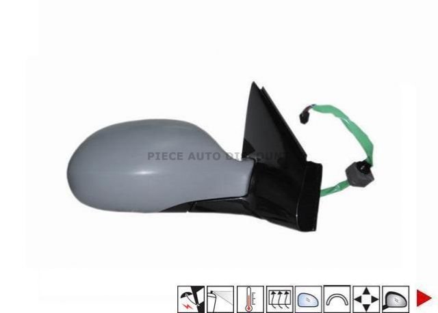 Acessar a peça Espelho dir. eletric,convexo,azul,termico,preparado,guarda lamatible,sonda temperatura,8 pins