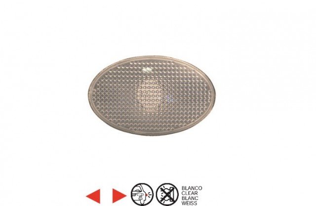 Acessar a peça Pisca lateral branco [oval]