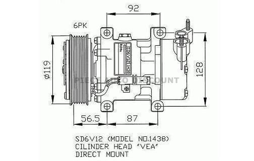 Acessar a peça Compressor de climatização
