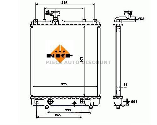 Acessar a peça Radiador 1.0l 12v - 1.2l 16v