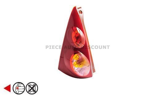 Acessar a peça Grupo optico traseiro esquerdop21wx2+p21/5w tipo a