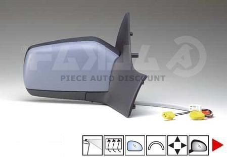 Acessar a peça Espelho direito eletrico, convexo, azul, termico, preparado