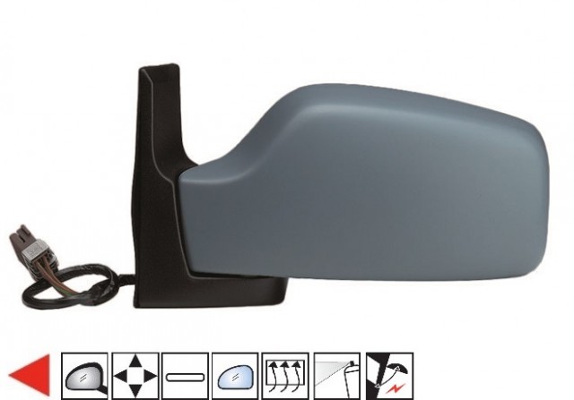 Acessar a peça Retrovisor esquerdo elétrico, aquecido, dobrável preparado