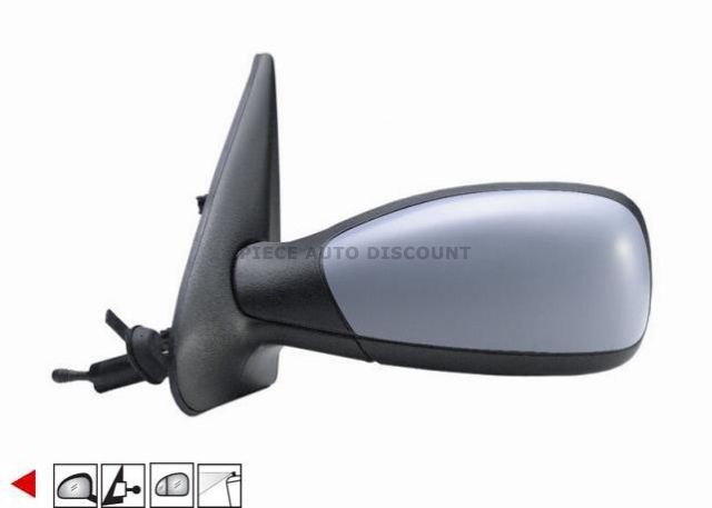 Acessar a peça Espelho esquerdo mecânico, asferico, preparado