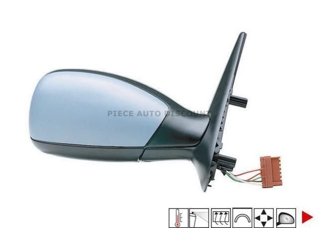 Acessar a peça Espelho direito eletrico, convexo, termico, preparado, sondatemperatura