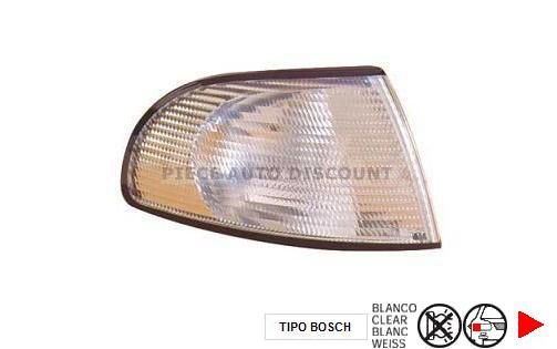 Acessar a peça Pisca frente direita branca [Tipo BOSCH]