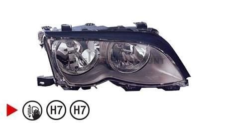 Acessar a peça Farol direito H7+H7 [Preto].