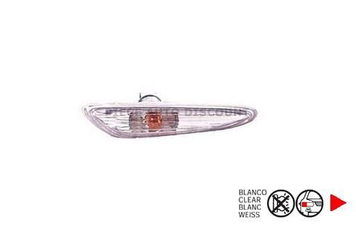 Acessar a peça Pisca lateral direita branca