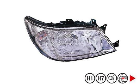 Acessar a peça Farol direito H1+H7 ->02