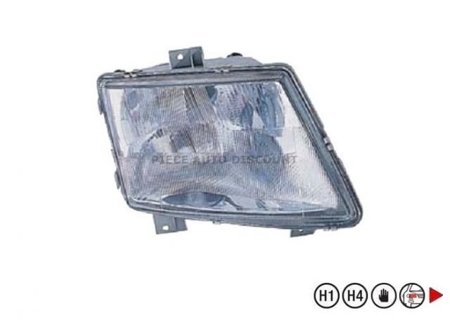 Acessar a peça Farol direito H4+H1 Manual