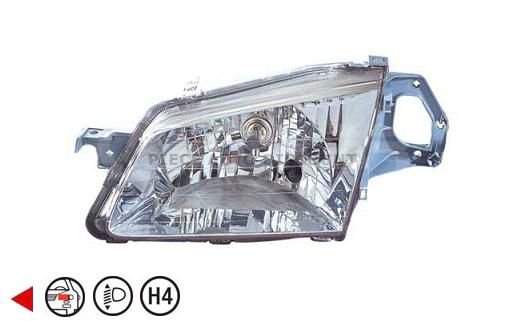 Acessar a peça Farol elétrico esquerdo h4