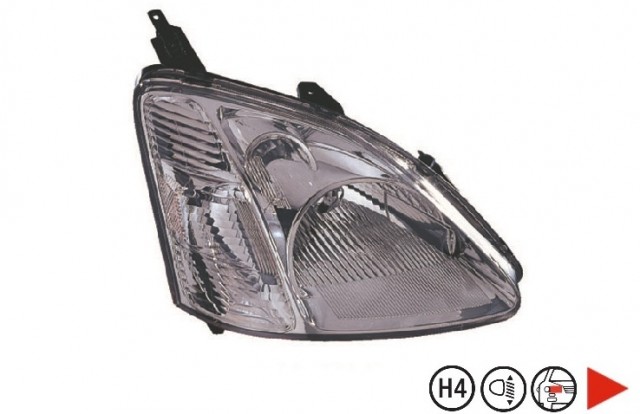 Acessar a peça Farol direito eletrico com motorh4+py21w+w5w 3/5 portas