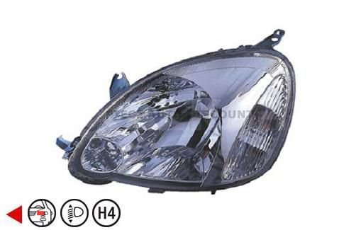 Acessar a peça Farol esquerdo H4