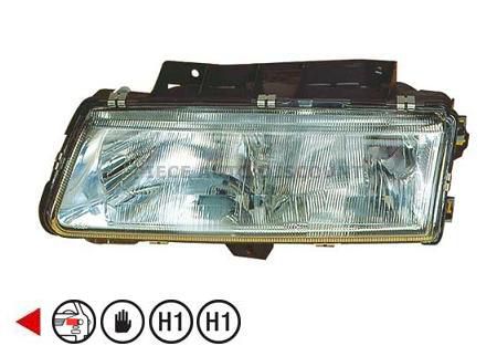 Acessar a peça Farol esquerdo manual h1+h1+w5w