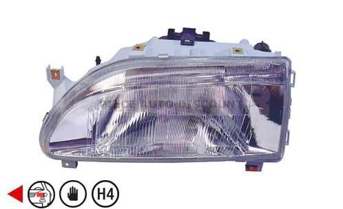 Acessar a peça Farol esquerdo manual H4