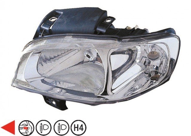 Acessar a peça Farol esquerdo H4