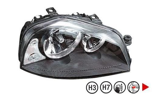 Acessar a peça Farol direito H7+H3