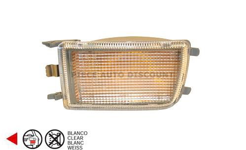 Acessar a peça Pisca dianteira esquerda, branca