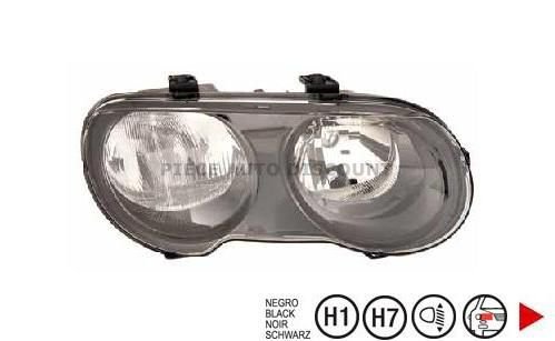 Acessar a peça Farol direito eletrico base preta h1+h7+w5w