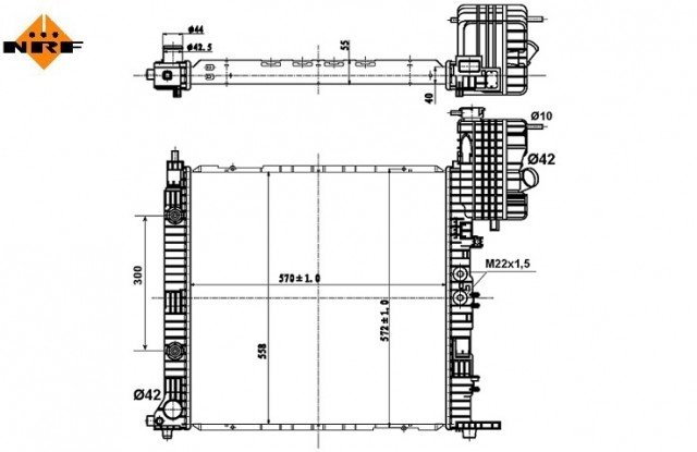 Acessar a peça Radiador com climatização.