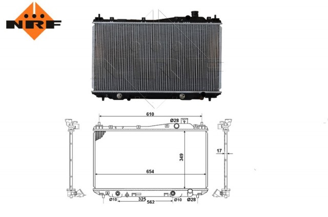 Acessar a peça Radiador 1.4il 16v - 1.6il 16v - 1.7il 16v